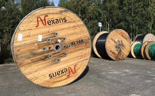 Cable drums that can be reused out in nature