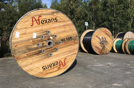 Cable drums that can be reused out in nature