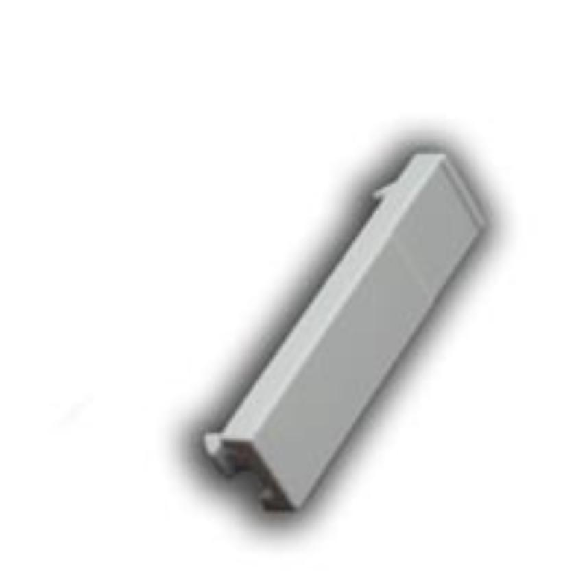 UK Style 12.5 x 50 Blank Module White