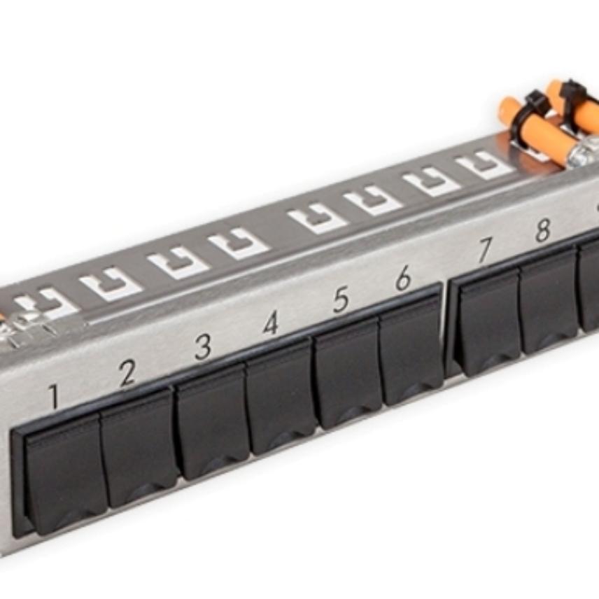 LANmark Maritime and Industry Fixed Patch Panel 24 port