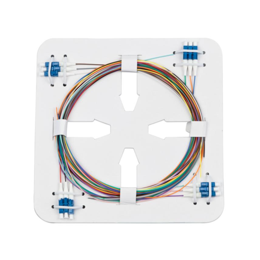 LANmark-OF Pigtail LC/UPC Singlemode Tight Buffer LSZH 9/125 1m 12 Colours
