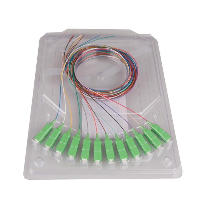 Pigtail S12 1SM G657A1 SC/APC 3,5 m 12-pcs