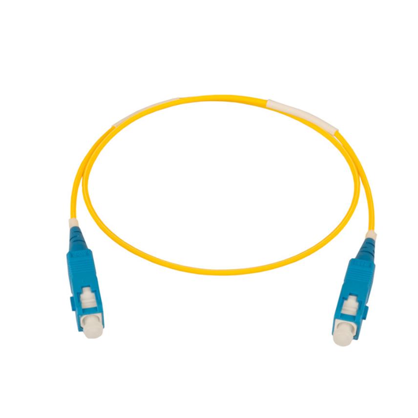 Snor enkel SC/UPC-SC/UPC 3m, Gul