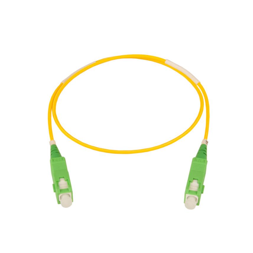 Snor enkel SC/APC-SC/APC 2m, Gul