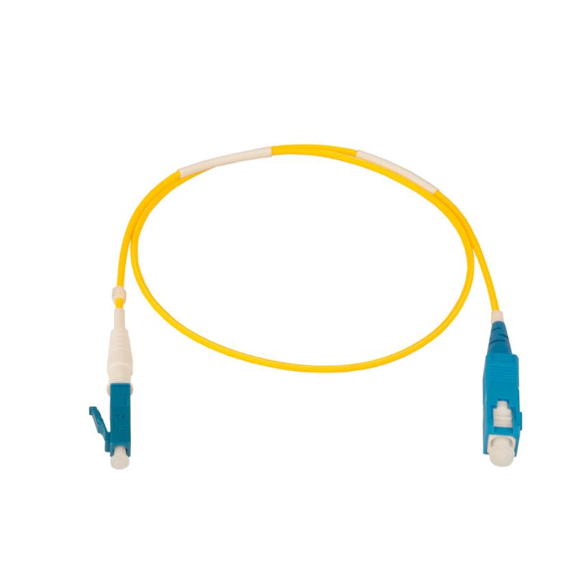 Snor enkel SC/UPC-LC/UPC 2m, Gul