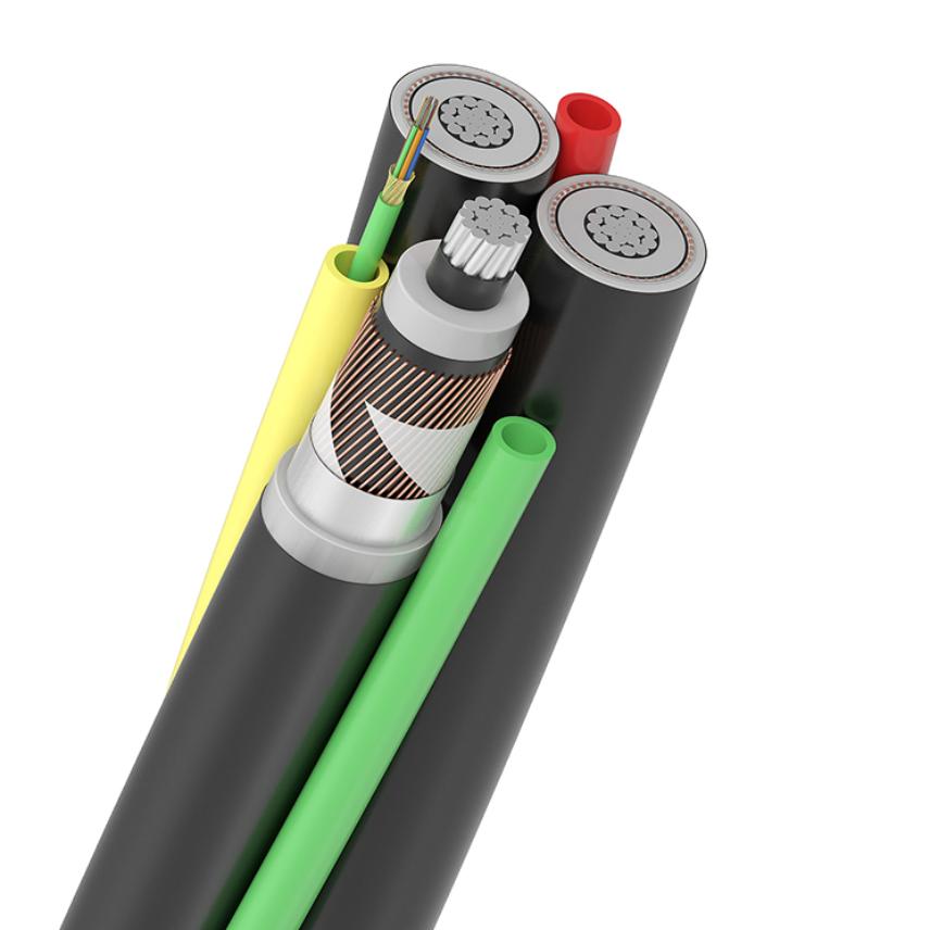 TSLF-OF 24kV three cores with one optical fiber cable