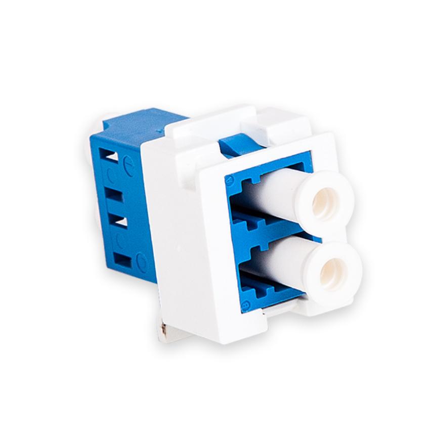 LANmark-OF Duplex LC Snap-In Adaptor Singlemode