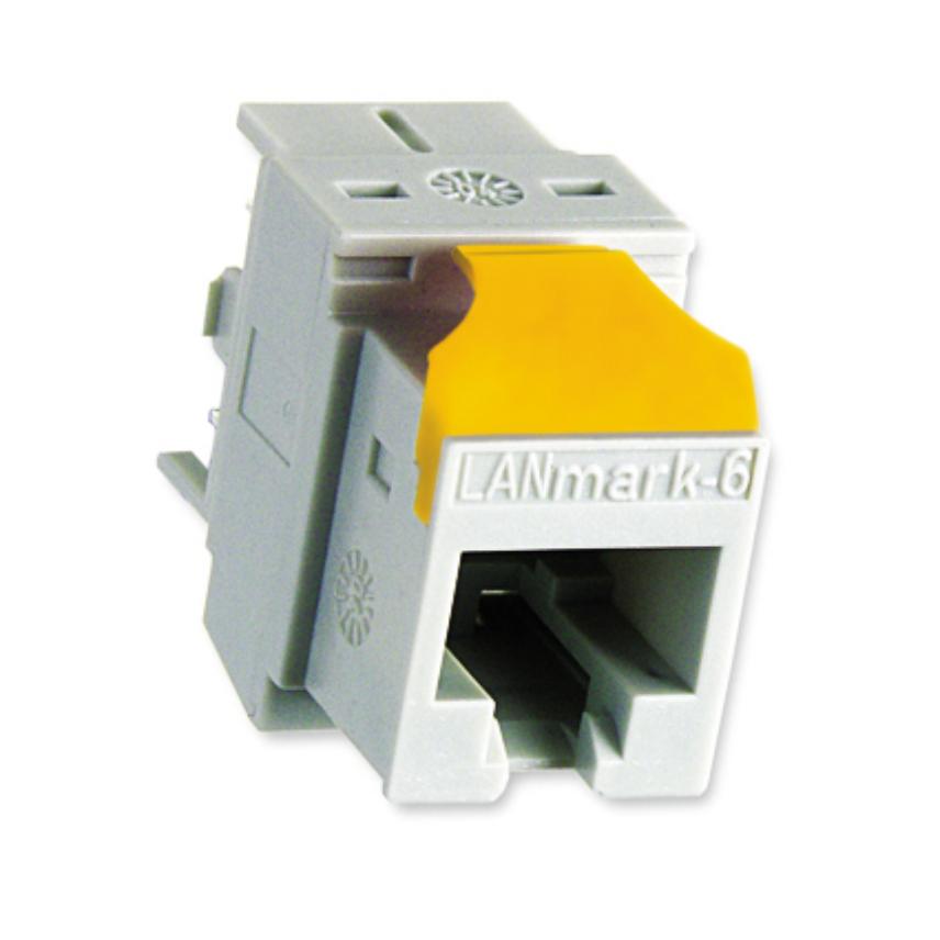 24 Klips f/Snap-in RJ 45 Gul