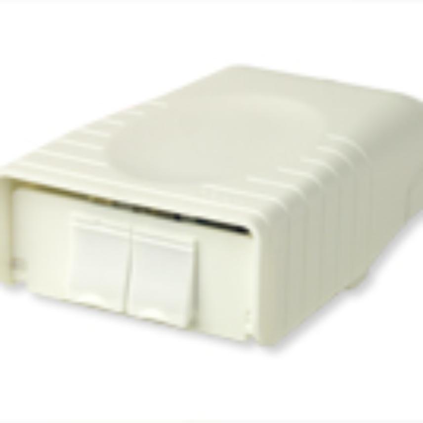 Modular OF Splicing Outlet 45X45 for 2 Snap-in adaptors