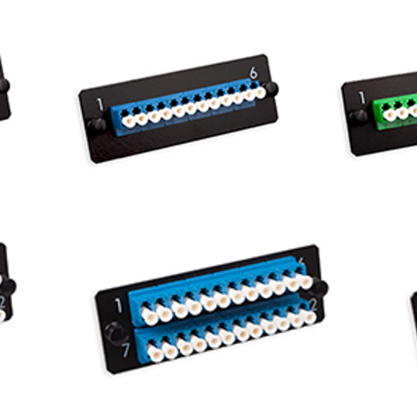 LANmark-OF Adapterplater LC eller SC konnektorer