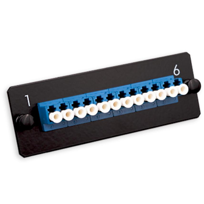LANmark-OF Adaptor Plate 12 LC Singlemode Blue