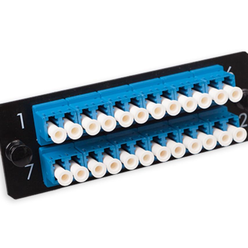 LANmark-OF Adaptor Plate 24 LC Singlemode Blue