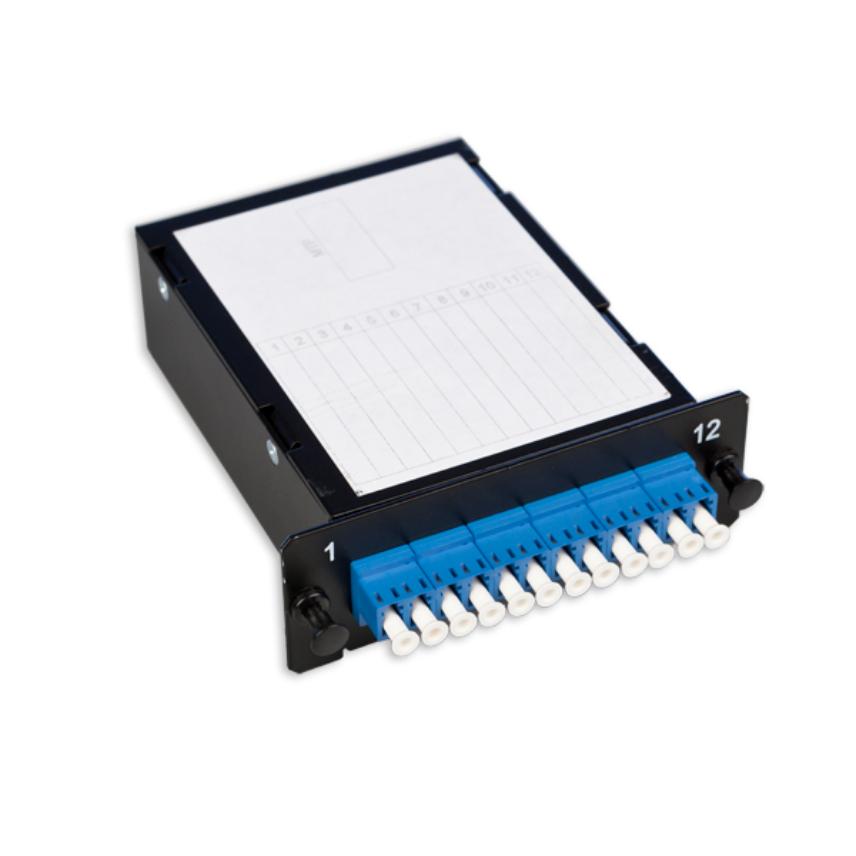LANmark-OF Plug&Play Low Loss Module Female Straight 12 LC SM Blue