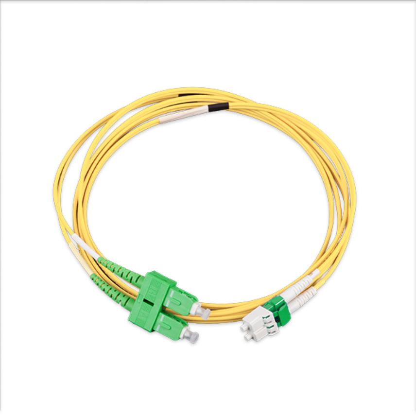 LANmark-OF Slimflex Patch Cord DLC/APC - DSC/APC  SM LSZH Yellow X m
