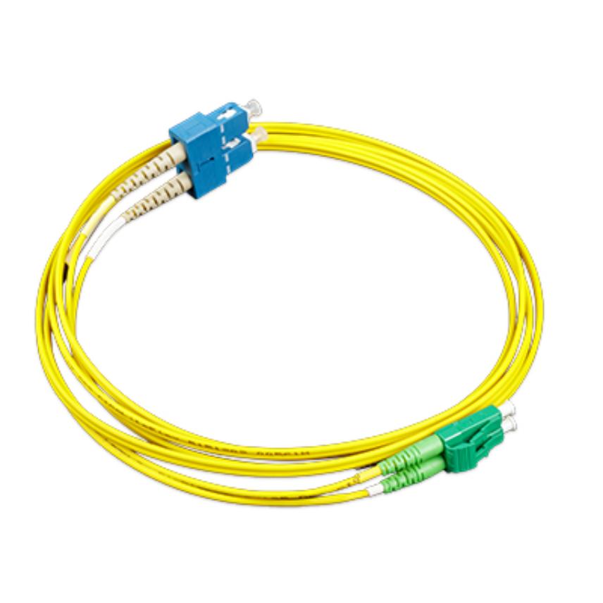 LANmark-OF Slimflex Patch Cord DLC/APC - DSC/UPC  SM LSZH Yellow X m