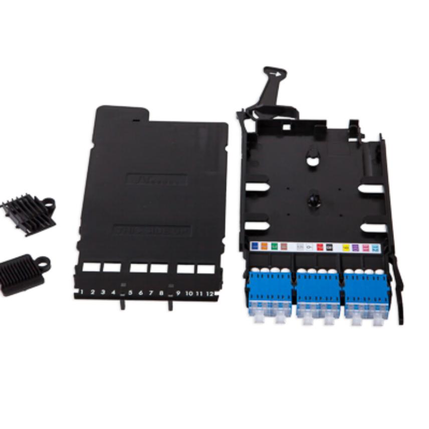 LANmark-OF ENSPACE Adaptor Module 12 LC Singlemode Blue Shutters Integrated