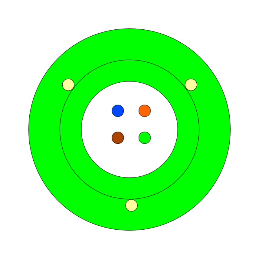 G4-9 UT-23 B-lite green 3,3 mm