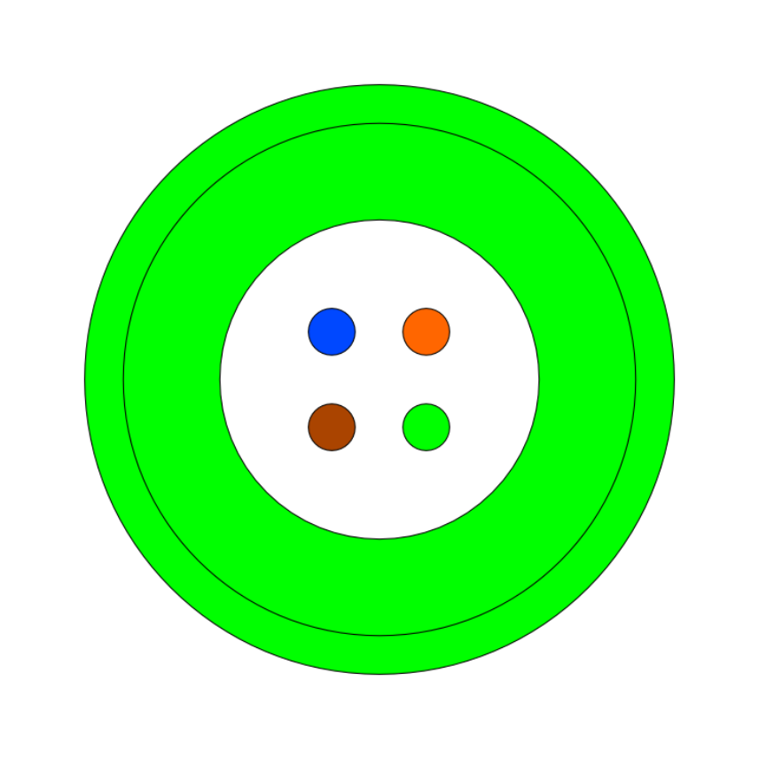 G4-657A1 B-lite green 2,5 mm