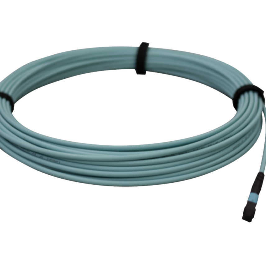 LANmark-OF ENSPACE Indoor Patch Cord OM4 x12F MTP/F-MTP/F Ultra Low Loss xm LSZH Cca Aqua