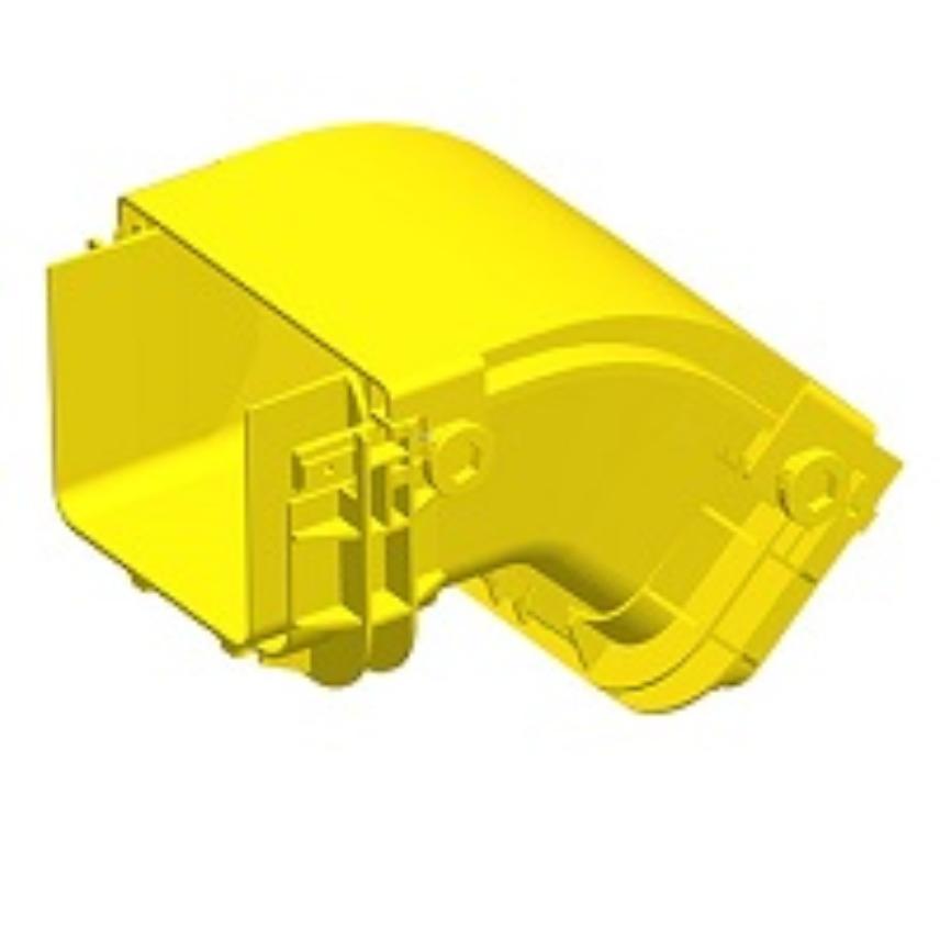 FIBREROUTE 120mm (4.75 inch) 45° Vertical External Bend Cover