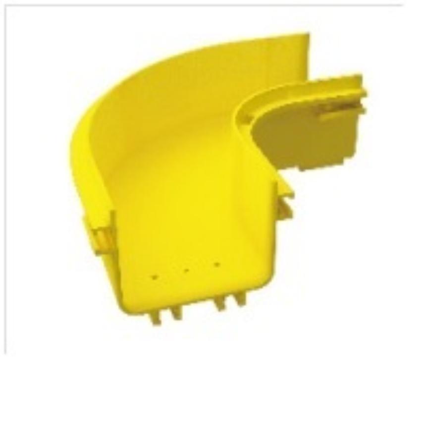 FIBREROUTE 120mm(4.75 inch) Elbow Cover