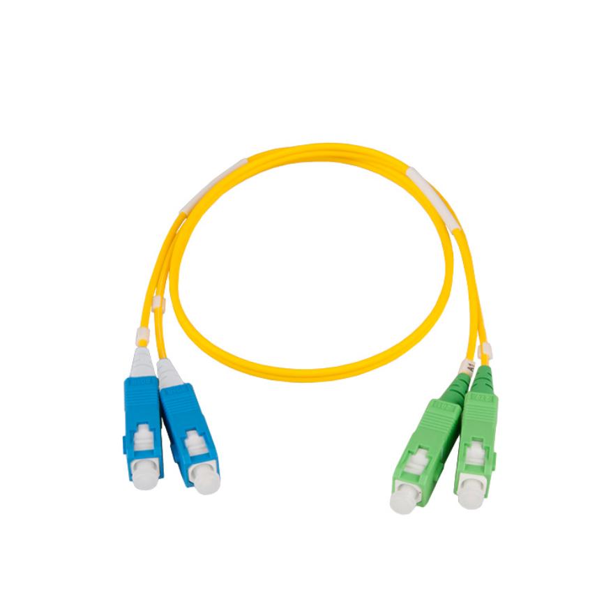 Patch cord 2SM SC/UPC-SC/APC 10m, Yellow