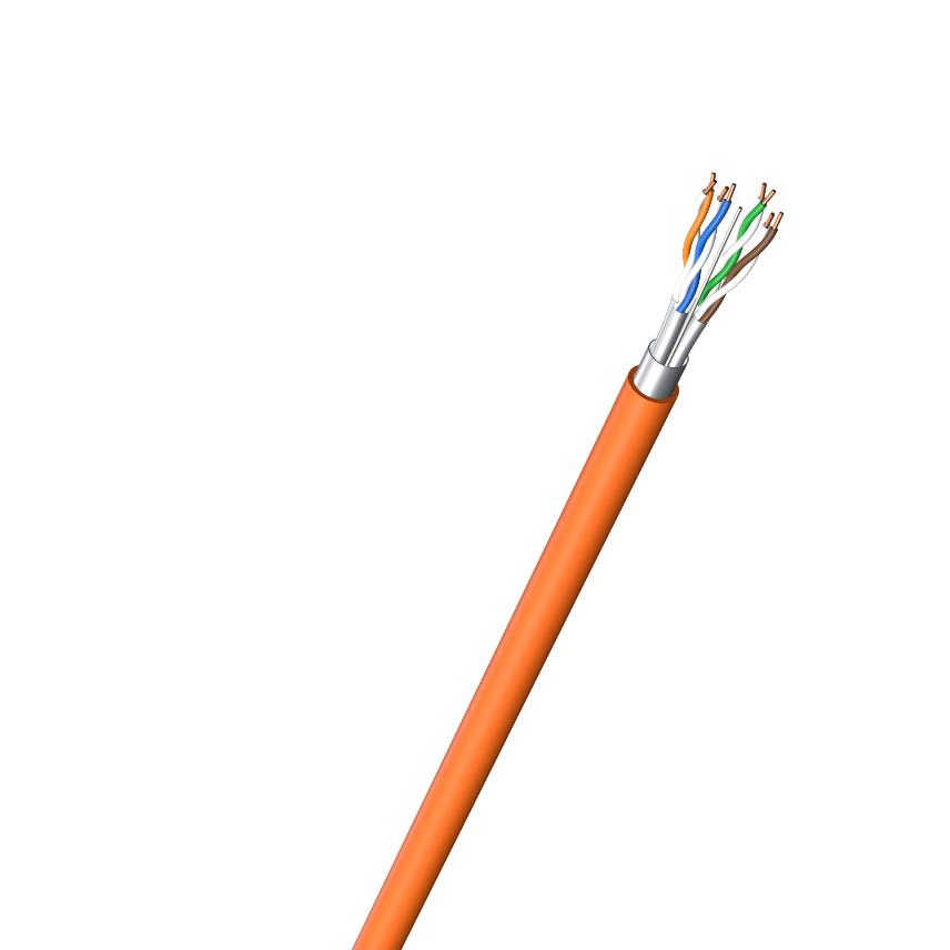 LANmark-6A F/FTP AWG23 Cat 6A LSZH Dca s2 d1 a1 Orange 1000m reel